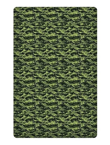 Drap Housse Enfant Imprimée Vert Kaki