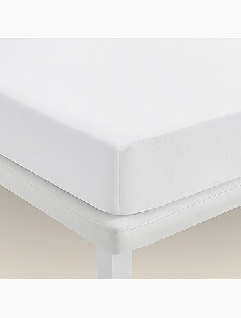 Drap Housse et Protège-matelas 2 en 1 Imperméable et Respirant