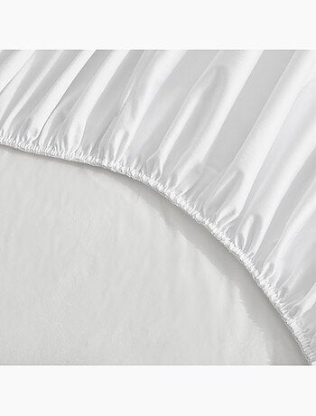 Drap Housse et Protège-matelas 2 en 1 Imperméable et Respirant