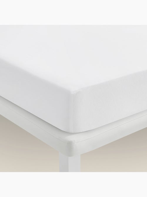 Drap Housse et Protège-matelas 2 en 1 Imperméable et Respirant - Kiabi
