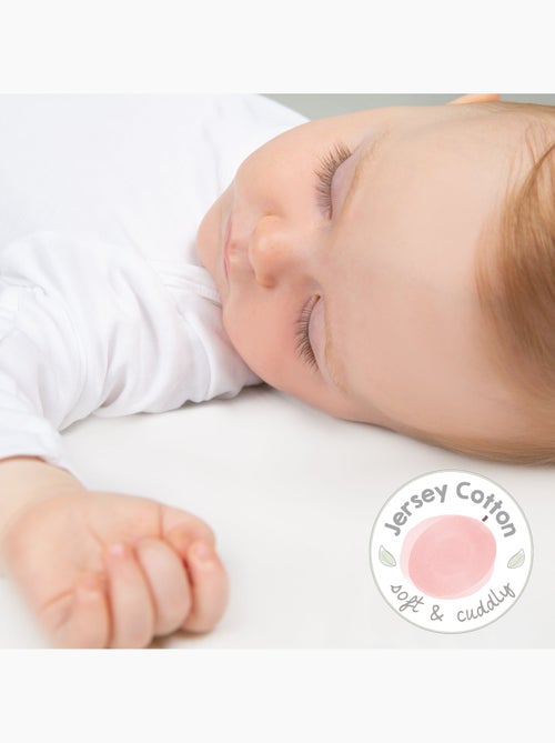 Drap-housse extensible en coton bio 'safe asleep®' - ROBA - Kiabi