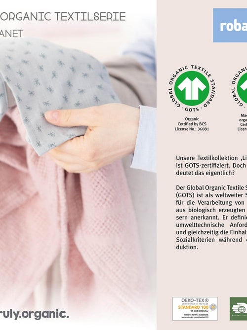 Drap housse extensible en coton bio 'safe asleep®' - ROBA - Kiabi