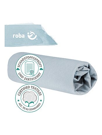Drap housse extensible pour matelas bébé - ROBA 'lil planet'
