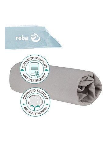 Drap housse extensible pour matelas bébé - ROBA 'lil planet'