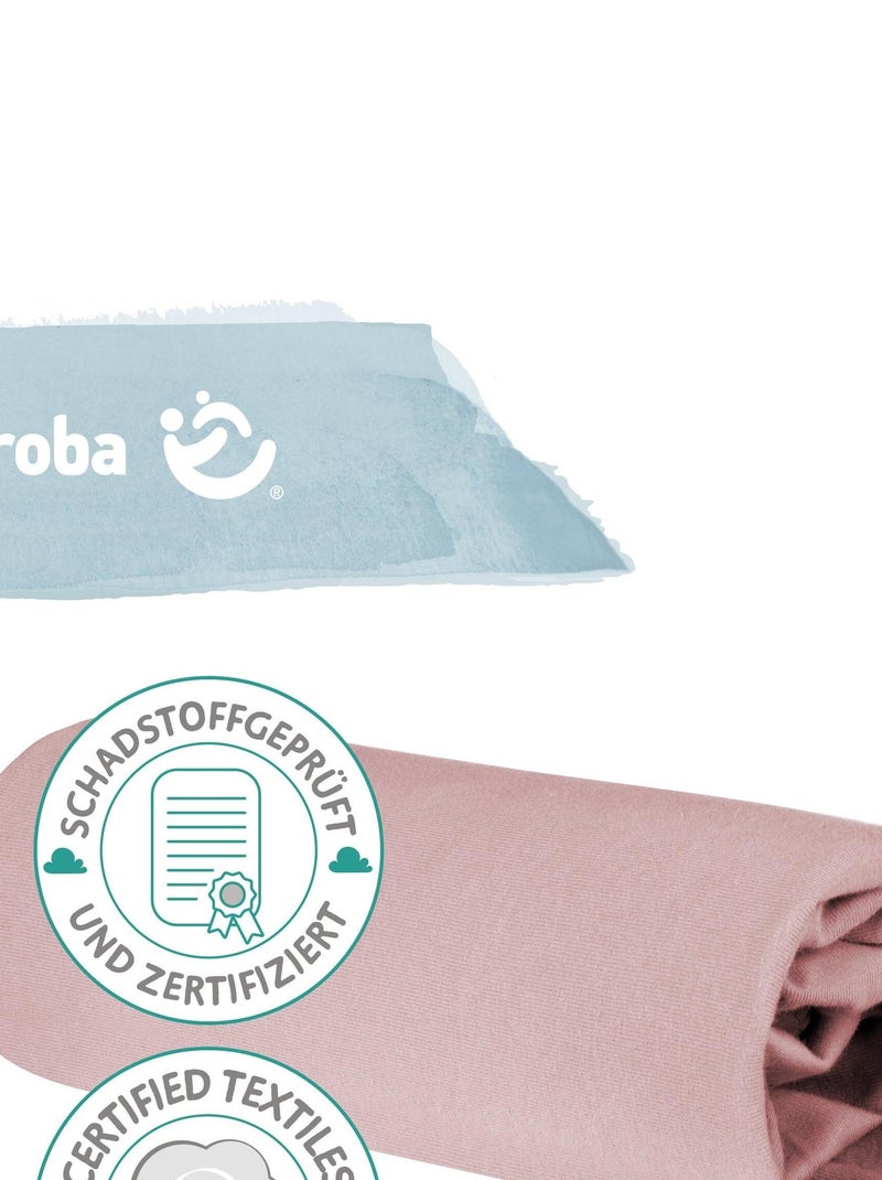 Drap housse extensible pour matelas bébé - ROBA 'lil planet' Rose - Kiabi