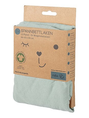 Drap housse extensible pour matelas bébé - ROBA 'lil planet'