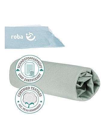 Drap housse extensible pour matelas bébé - ROBA 'lil planet'
