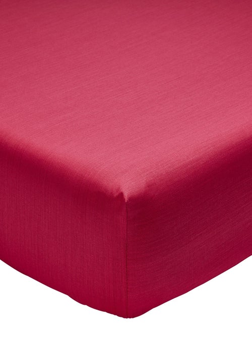 Drap housse fines rayures en bambou, ÉCORCE - Kiabi