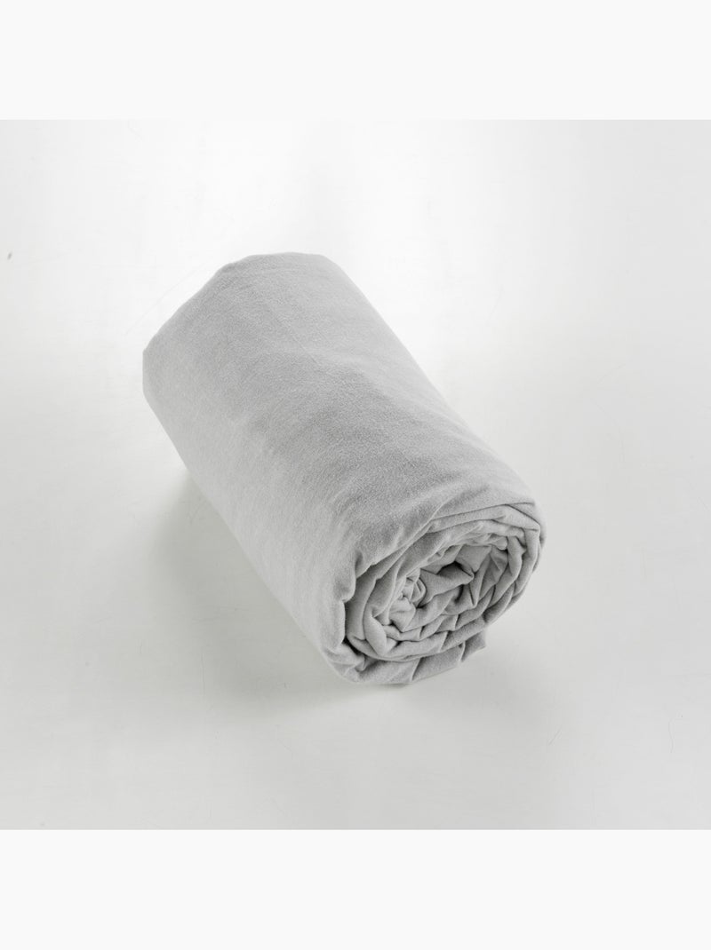 Drap-Housse – Flanelle Chaude et douce – Bonnet 30 cm – Candice Bleu foncé - Kiabi