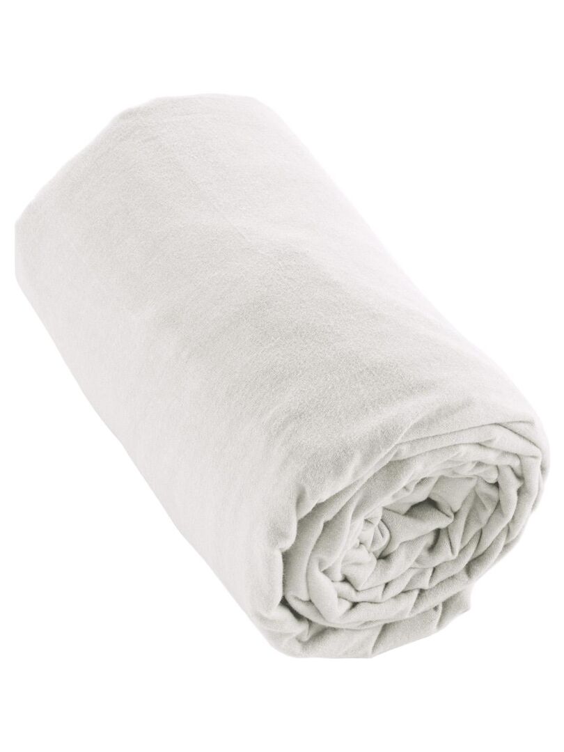 Tissu à drap finette coton blanc