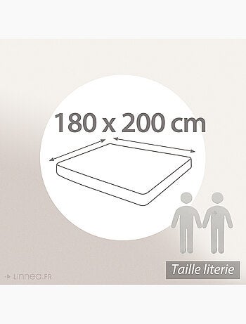 Drap housse flanelle unie WALES