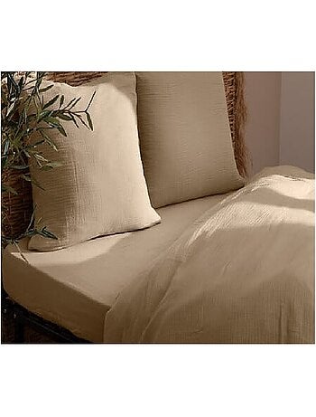 Drap Housse Gaze Coton Flora