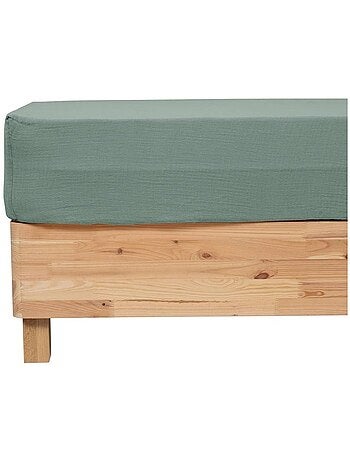 Drap Housse Gaze Coton Flora