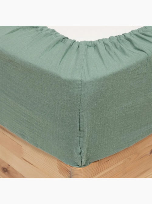 Drap Housse Gaze Coton Flora - Kiabi