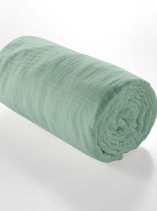 Drap Housse Gaze de coton - Bonnet 30 Cm - Plusieurs Tailles - Plusieurs Coloris