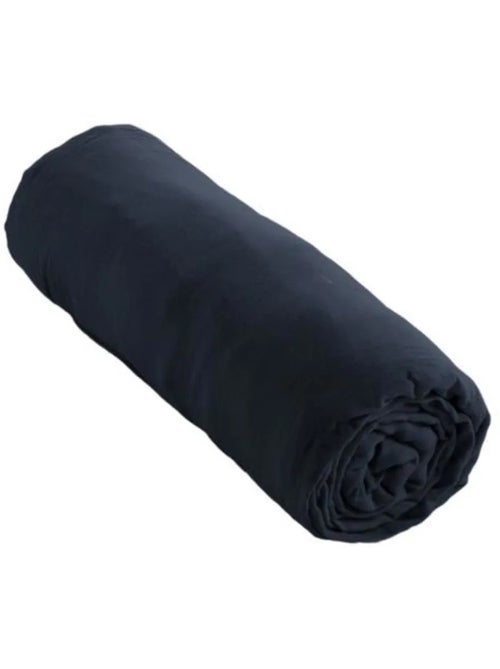 Drap housse gaze de coton 90 x 190 cm Gaia bleu marine - Kiabi Drap housse gaze de coton 90 x 190 cm Gaia bleu marine - Kiabi