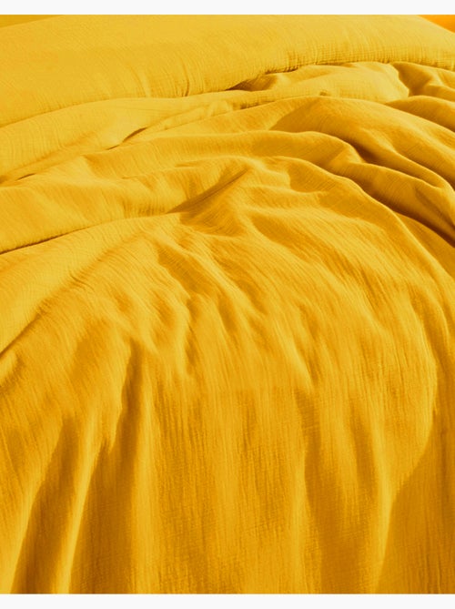 Drap housse gaze de coton ambre - Kiabi Drap housse gaze de coton ambre - Kiabi