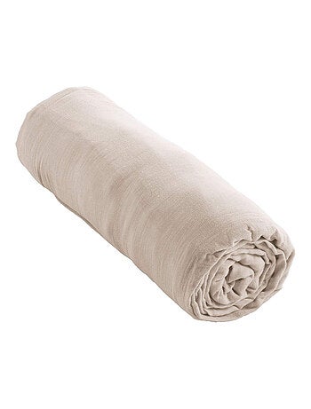 Drap housse double gaze de coton