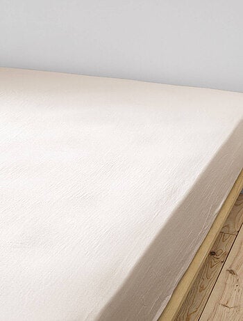 Drap housse double gaze de coton