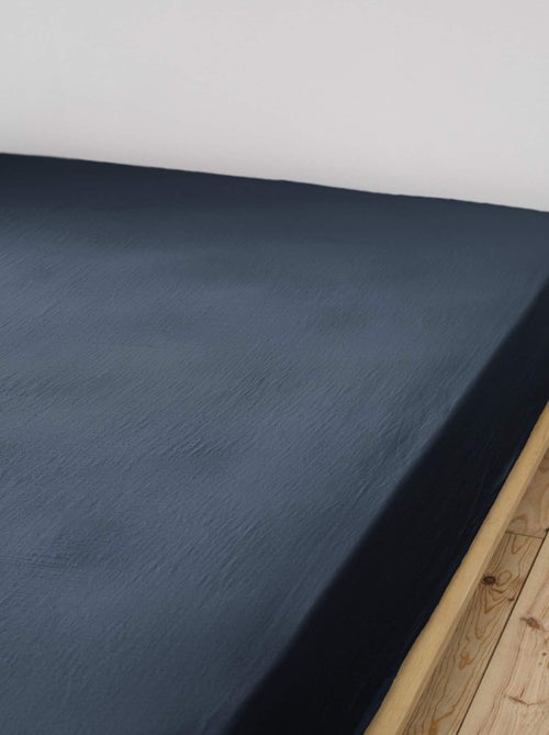 Drap housse gaze de coton - Kiabi