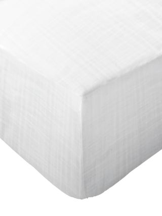 Drap housse gaze de coton CASSIS