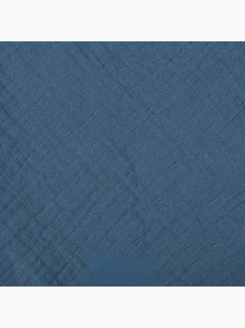 Drap housse Gaze de coton Douceur d'Intérieur Bleu - Kiabi