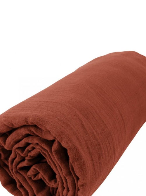 Drap Housse Gaze de Coton Gaia - Kiabi Drap Housse Gaze de Coton Gaia - Kiabi