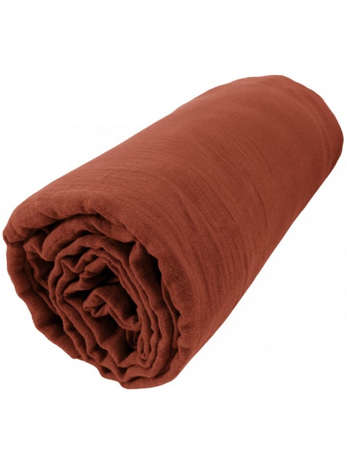 Drap Housse Gaze de Coton Gaia - Kiabi Drap Housse Gaze de Coton Gaia - Kiabi