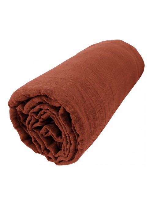 Drap Housse Gaze de Coton Gaia - Kiabi Drap Housse Gaze de Coton Gaia - Kiabi