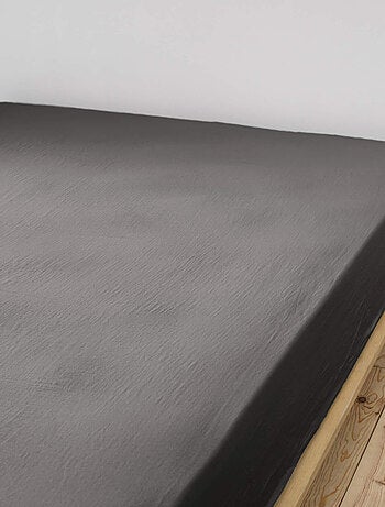 Drap housse double gaze de coton