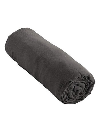 Drap housse double gaze de coton
