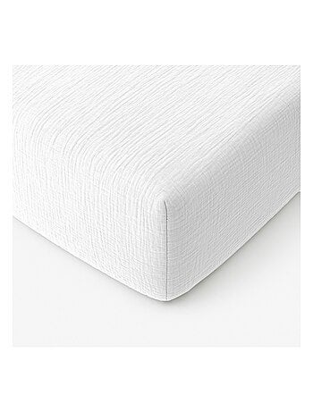Drap-housse Gaze de coton lavé Douce