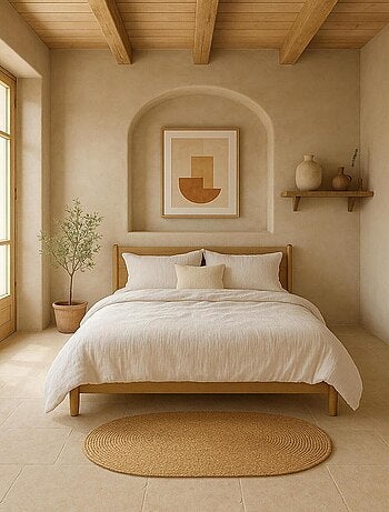 Drap-housse Gaze de coton lavé Douce