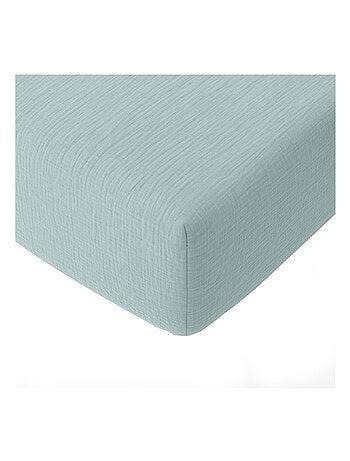 Drap-housse Gaze de coton lavé Douce