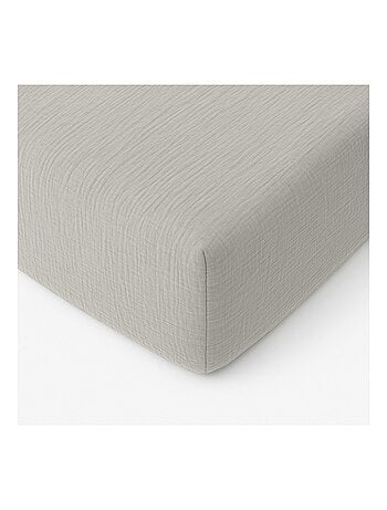 Drap-housse Gaze de coton lavé Douce