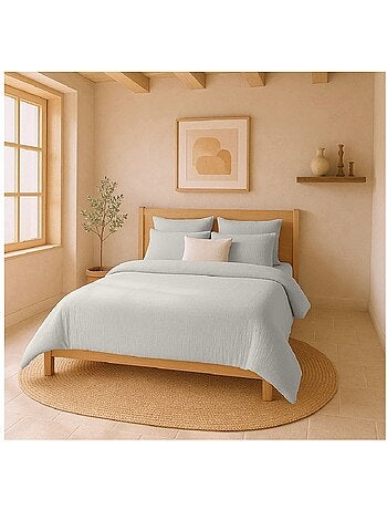 Drap-housse Gaze de coton lavé Douce