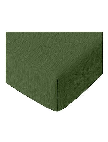 Drap-housse Gaze de coton lavé Douce