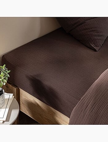 Drap housse gaze de coton