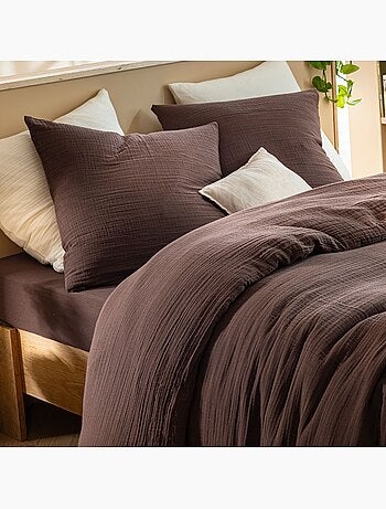 Drap housse gaze de coton