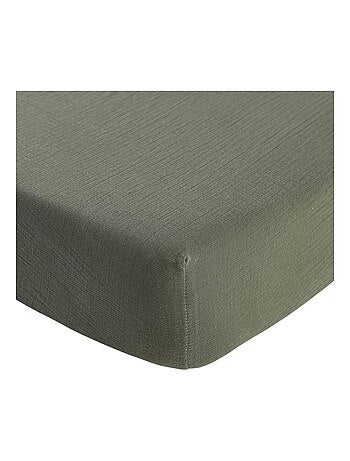 Drap housse gaze de coton NOA