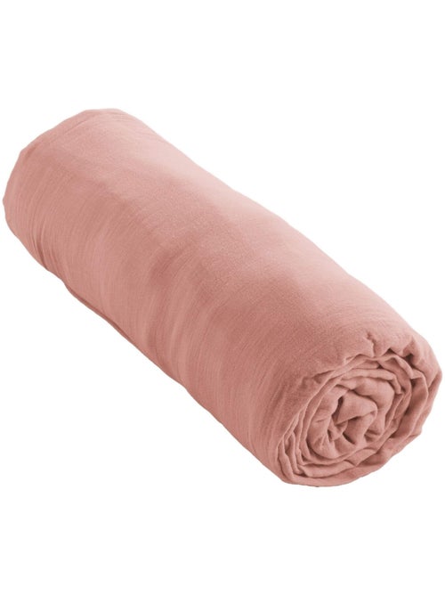 Drap housse gaze de coton - Kiabi