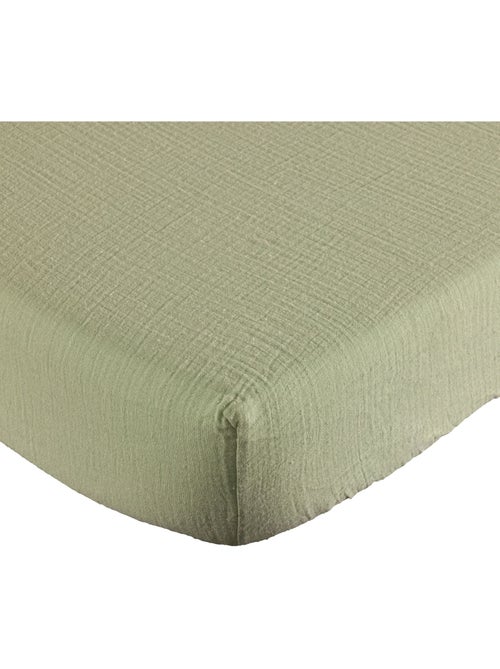 Drap housse gaze de coton - Kiabi Drap housse gaze de coton - Kiabi