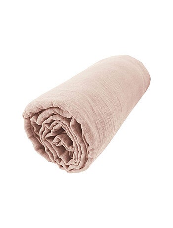 Drap housse double gaze de coton