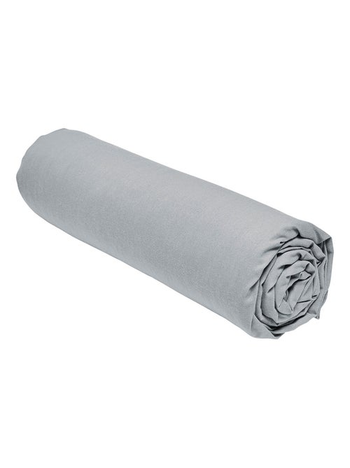 Drap housse grand bonnet 2 personnes uni coton PRESTIGE - Kiabi