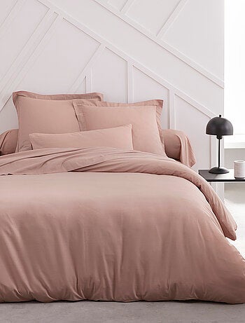 Drap housse grand bonnet 2 personnes uni coton PRESTIGE