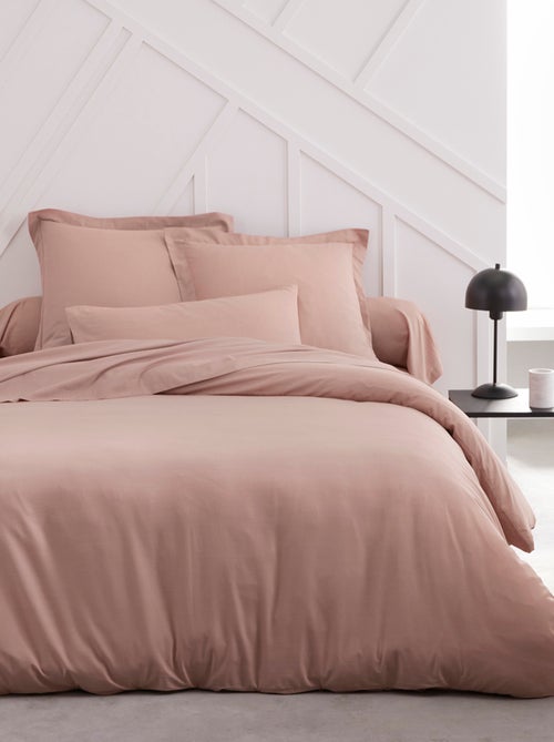 Drap housse grand bonnet 2 personnes uni coton PRESTIGE - Kiabi