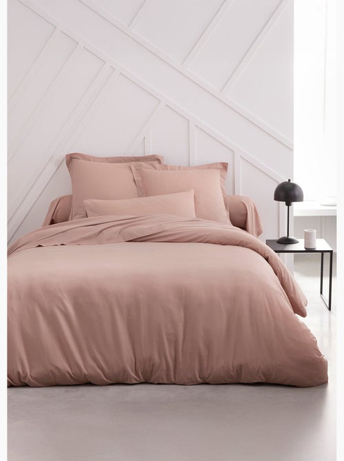 Drap housse grand bonnet 2 personnes uni coton PRESTIGE - Kiabi