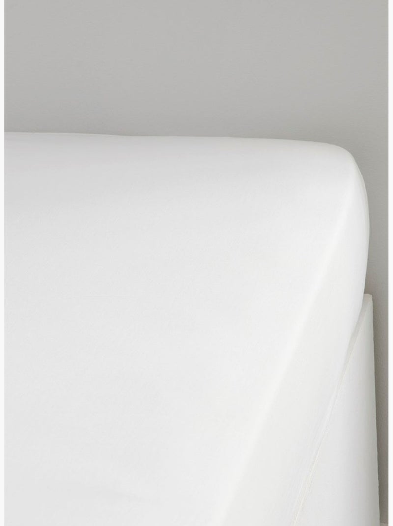 Drap housse grand bonnet pour lit PRESTIGE Blanc - Kiabi