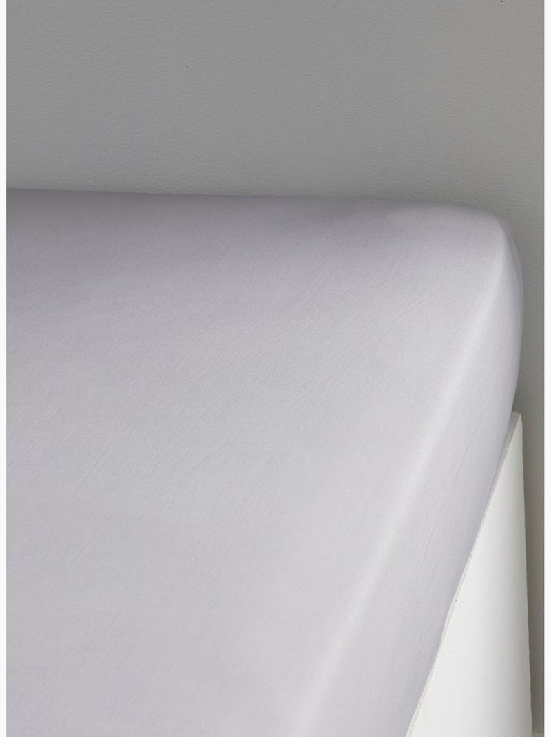 Drap housse grand bonnet pour lit PRESTIGE Gris clair - Kiabi