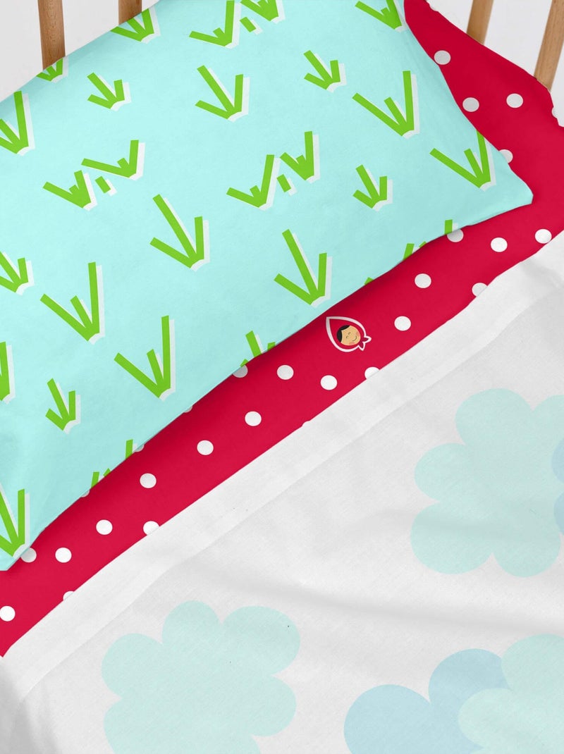 Drap-housse Grandma Berceau "Happyfriday" Blanc - Kiabi